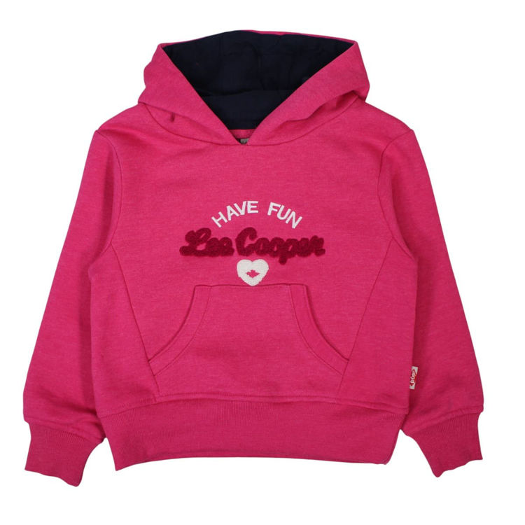 Picture of LC12188- LEE COOPER GIRLS HOODY FLEECY TRACKSUIT
